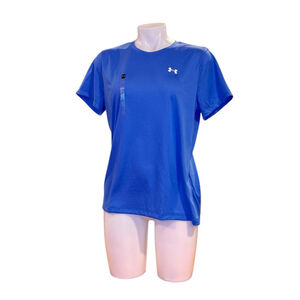 Women's Under Armour Blue Short Sleeve tech Tee M n8